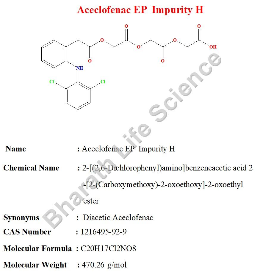 Aceclofenac EP  Impurity H